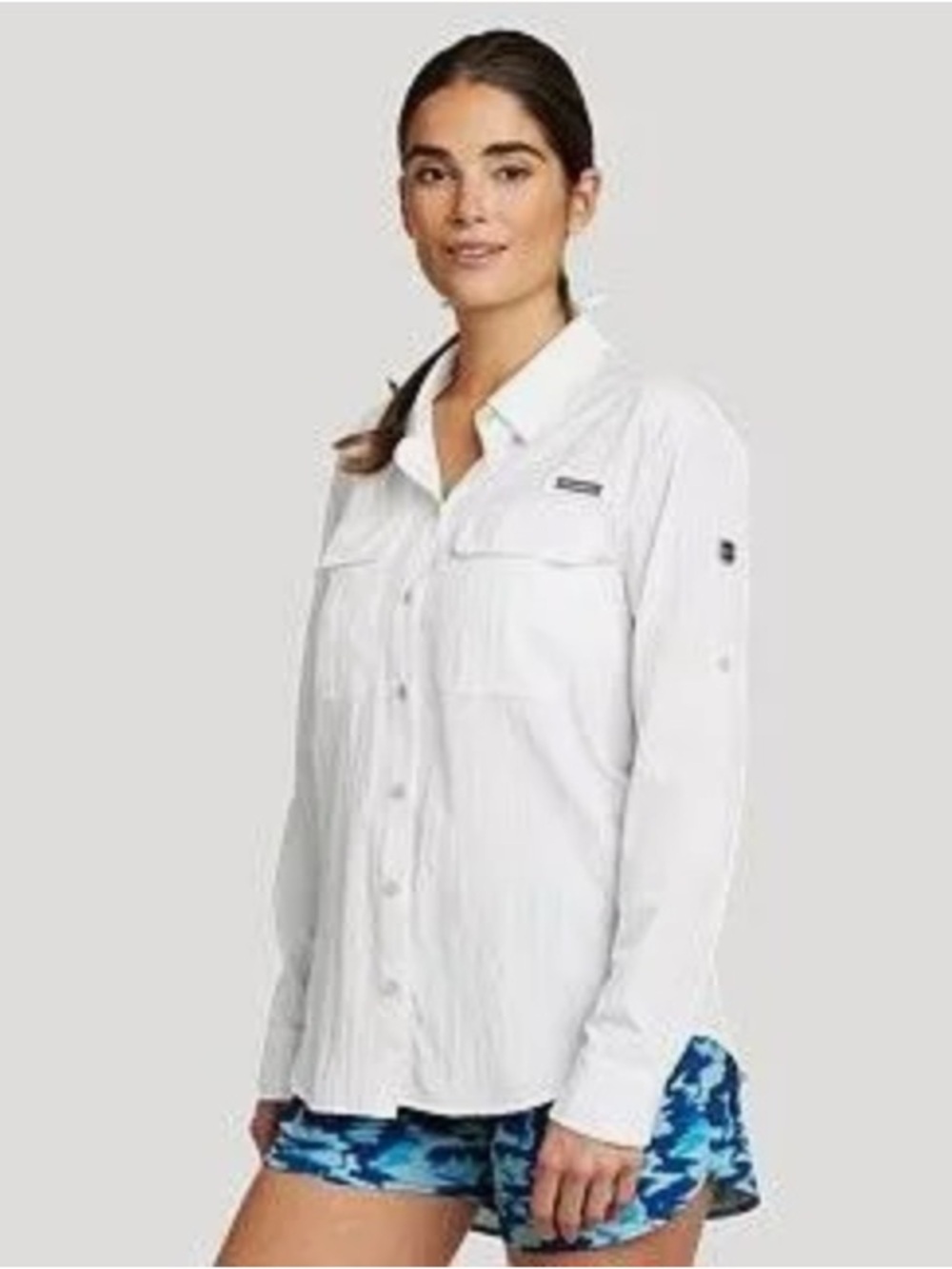 Eddie Bauer Women’s Adventurer Pro Field Long Sleeve White Shirt NWT Size 3X